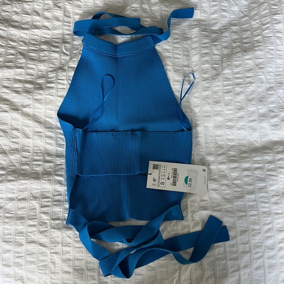 Zara blue halter - Picture 2 of 3